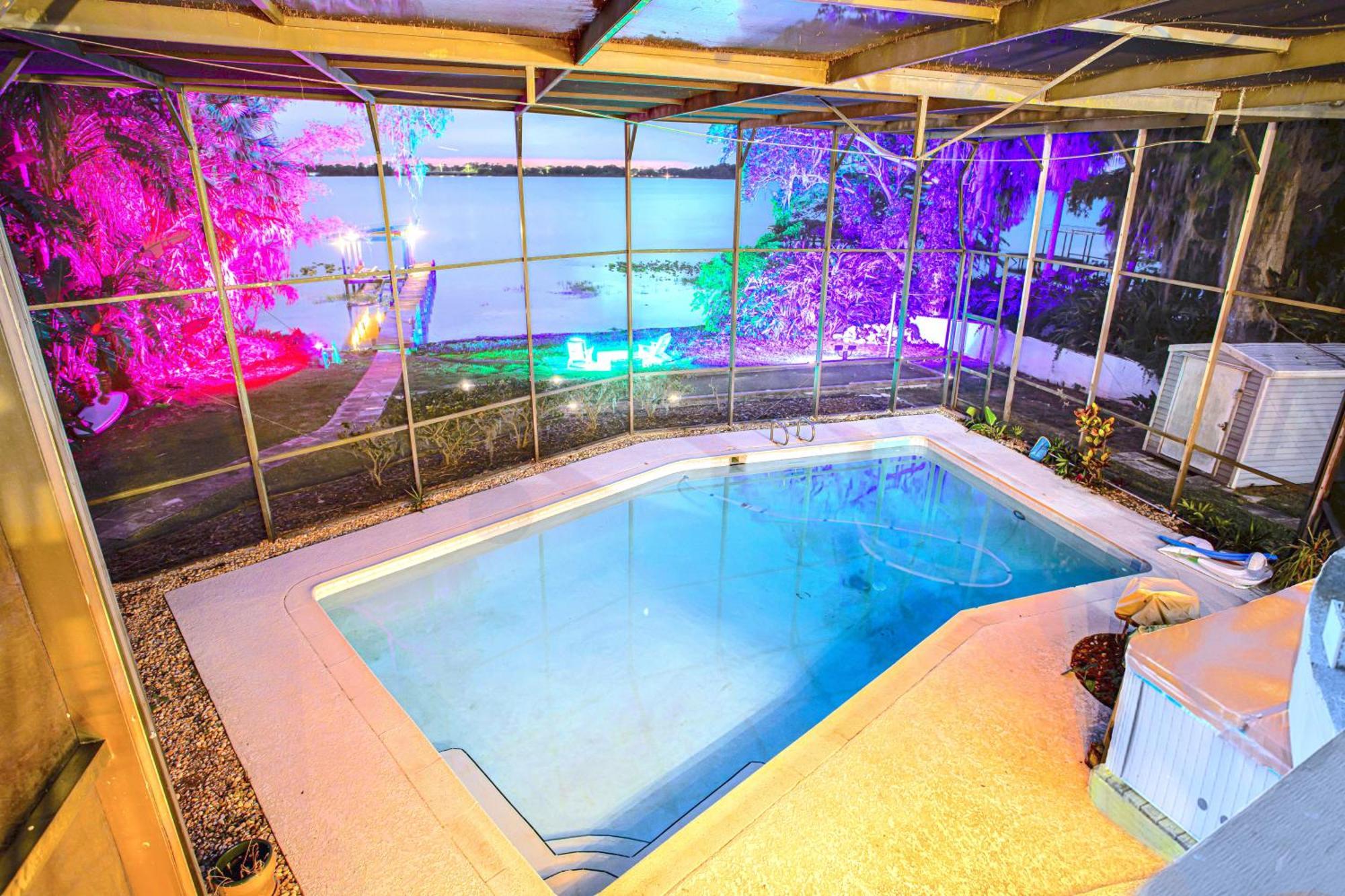 Spacious Lakefront House With Pool, Hottub, & Boating Orlando Luaran gambar